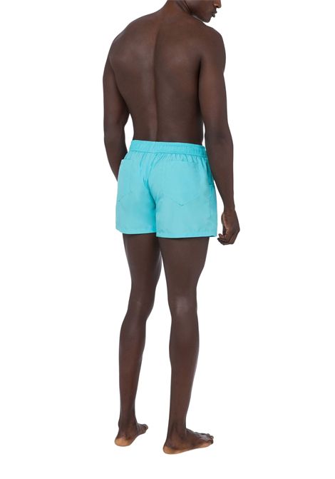 Boxer mare in nylon Black Lettering Moschino | A4241 93010314
